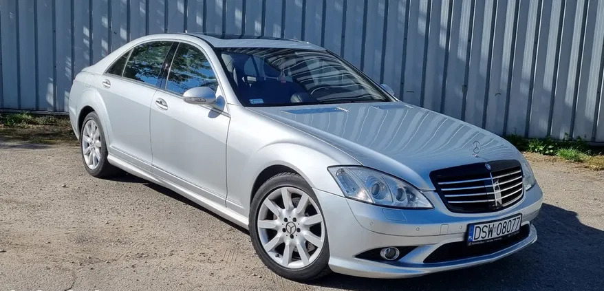 mercedes benz świdnica Mercedes-Benz Klasa S cena 69500 przebieg: 124321, rok produkcji 2007 z Świdnica